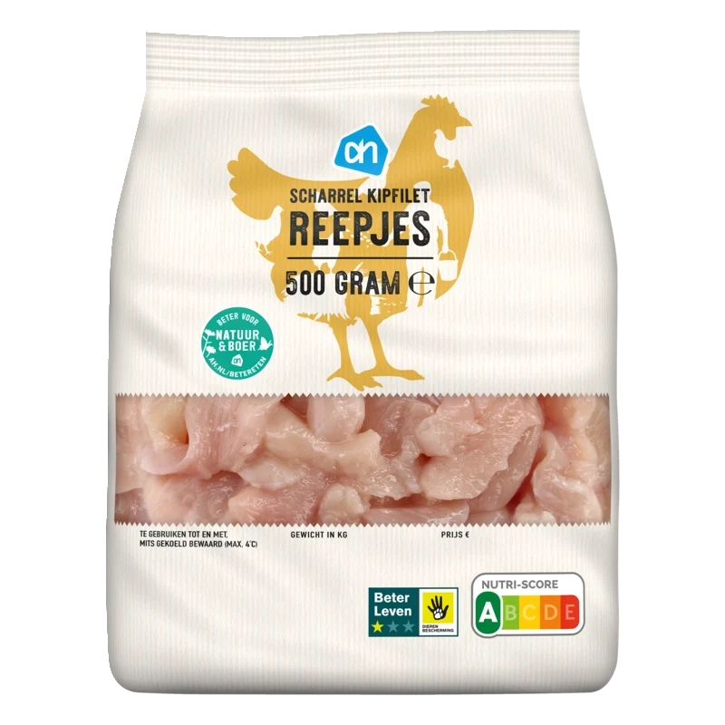 Scharrel kipfiletreepjes
