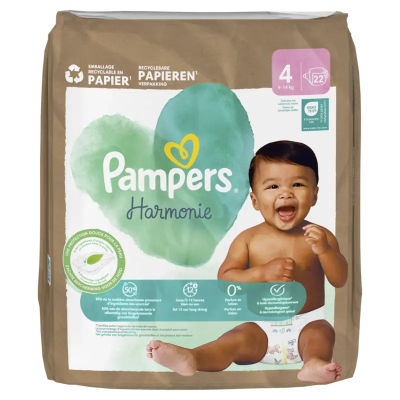 Pampers Harmonie luiers maat 4