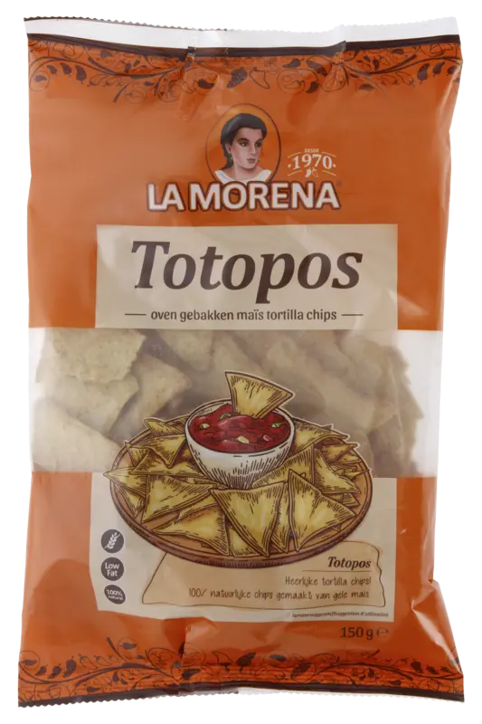 La Morena Totopos tortilla chips