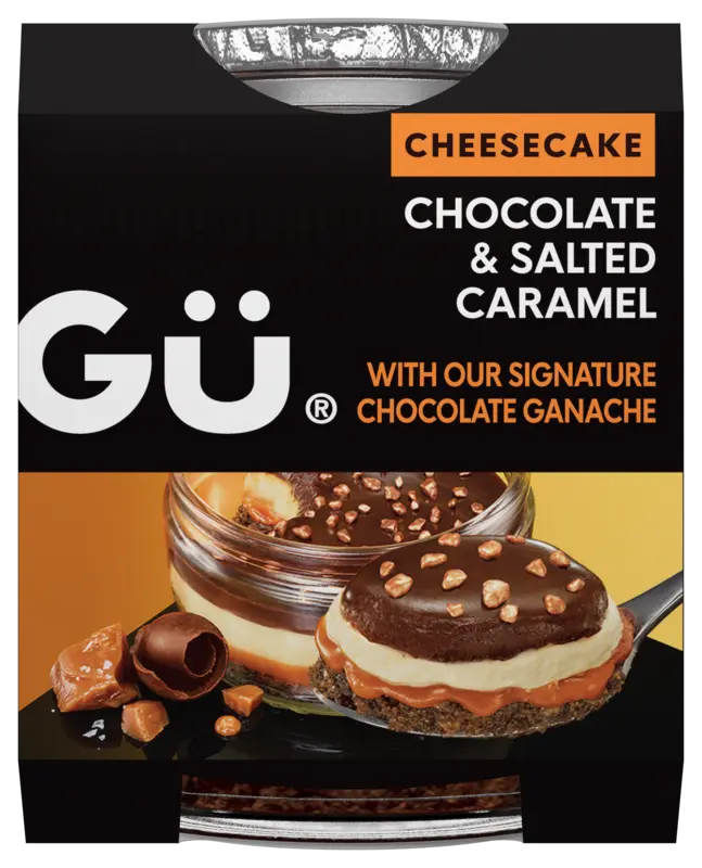 Gü Chocolate & salted caramel cheesecakes