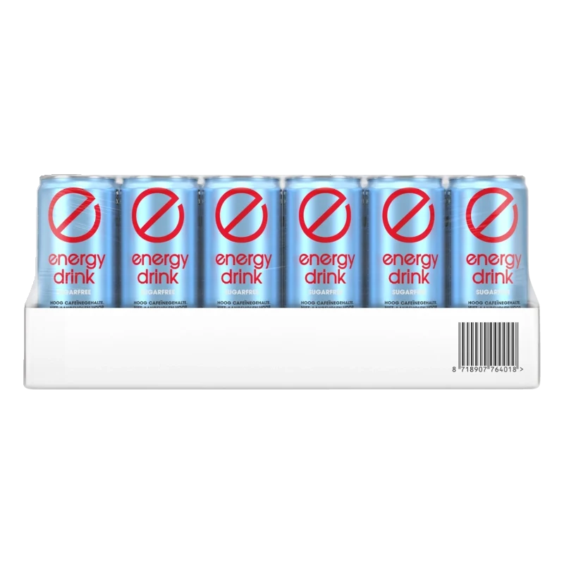E Energy drink sugarfree tray