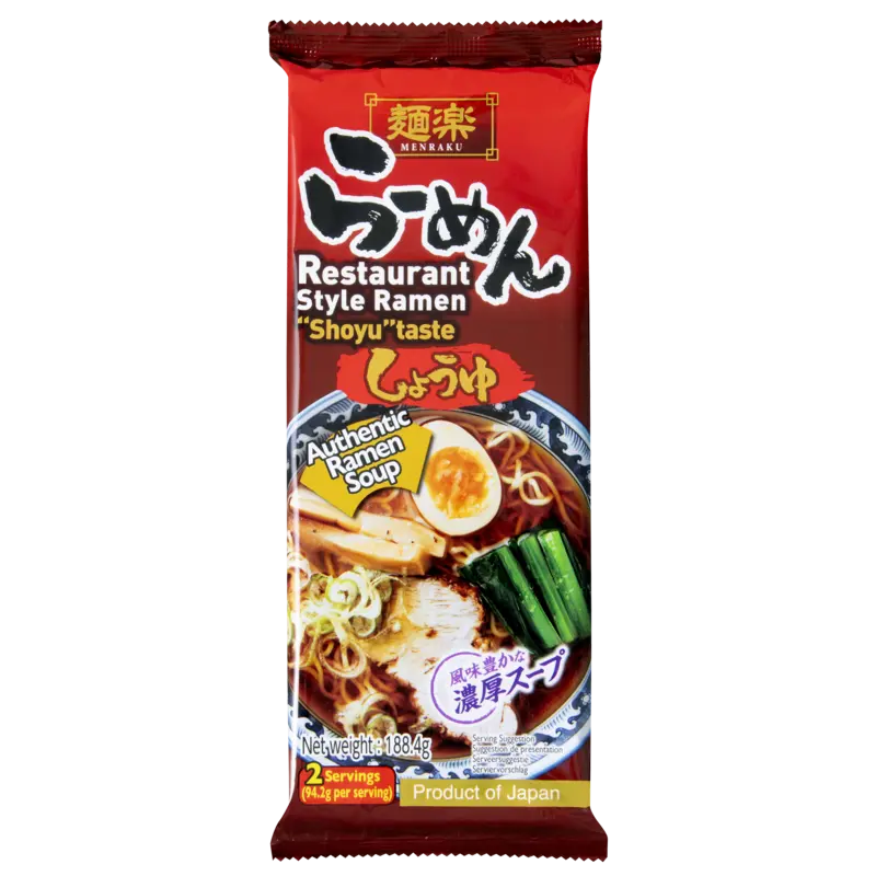 Menraku Shoyu ramen