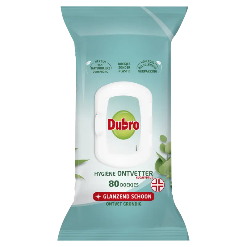 Dubro Hygiëne ontvetter doekjes eucalyptus