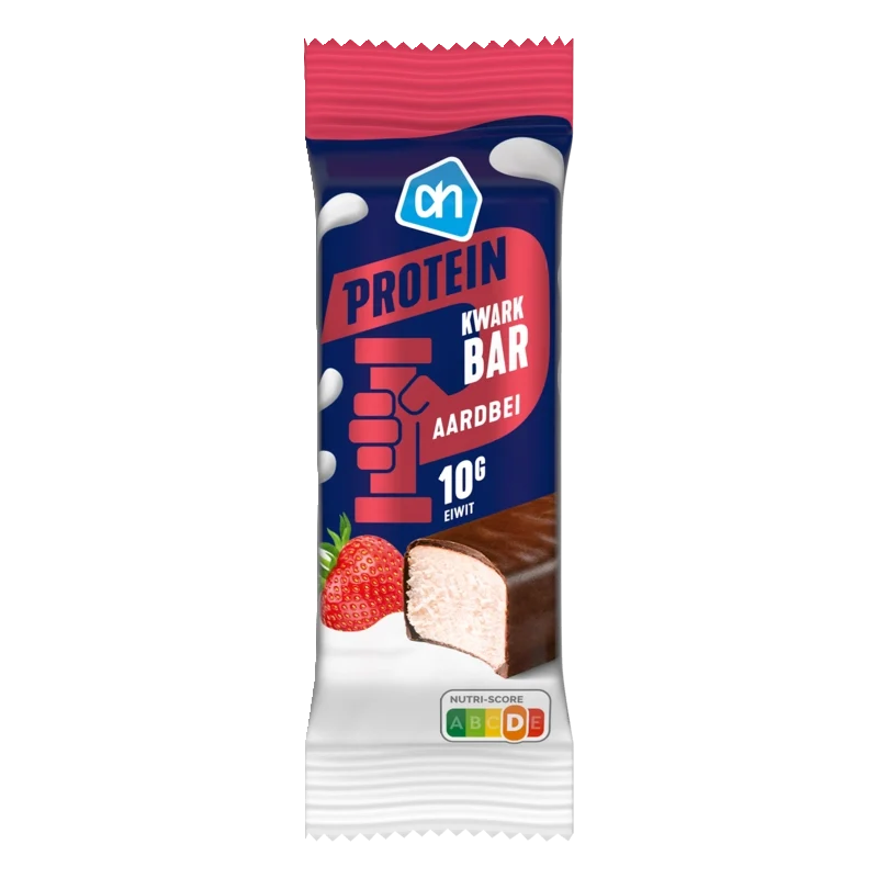Protein kwark bar aardbei