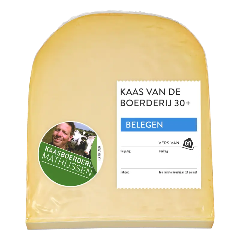 Kaas vd boerderij belegen 30+ stuk