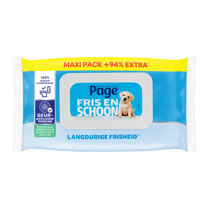 Page Vochtig compleet schoon maxi pack