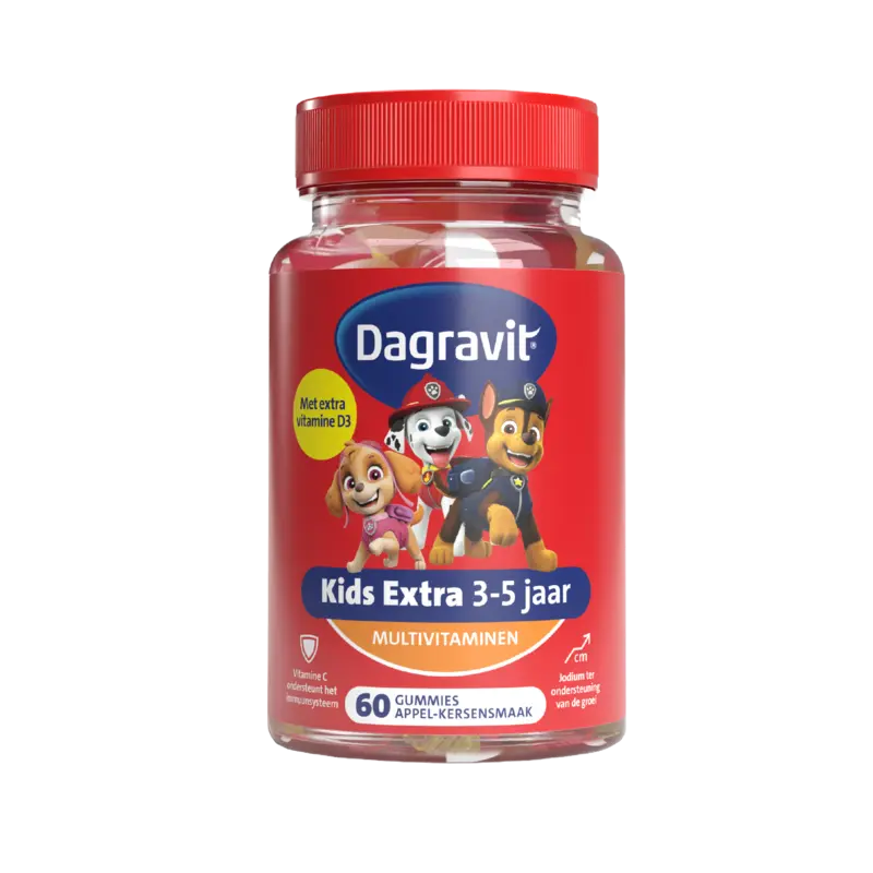 Dagravit 3-5 Jaar kids xtra multivitaminen