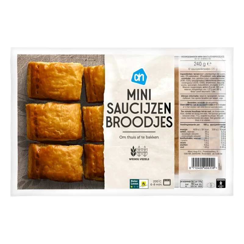 Mini saucijzenbroodjes