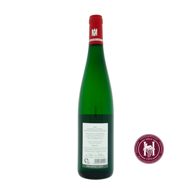 Kanzemer Altenberg Alte Reben Spatlese - Von Othegraven - 2018 - 0.750L - Duitsland - Saar