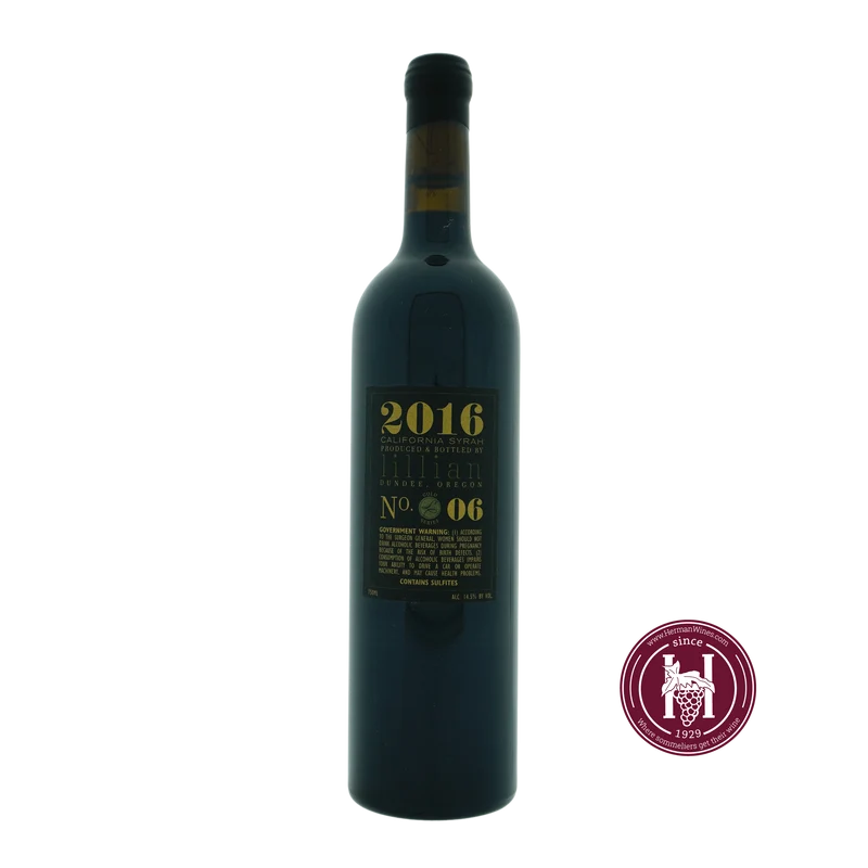 Syrah Gold Series No 6 - Lillian - 2016 - 0.750 - Californië - U.S.A.