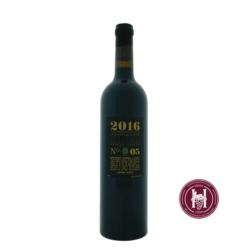 Syrah Gold Series No 5 - Lillian - 2016 - 0.750 - Californië - U.S.A.