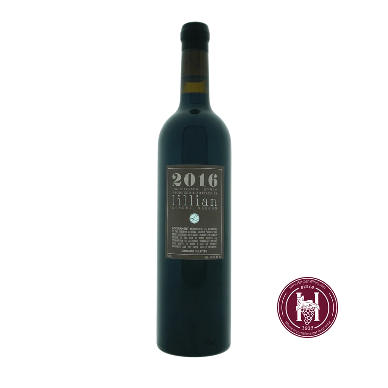 Syrah - Lillian - 2016 - 0.750 - Californië - U.S.A.
