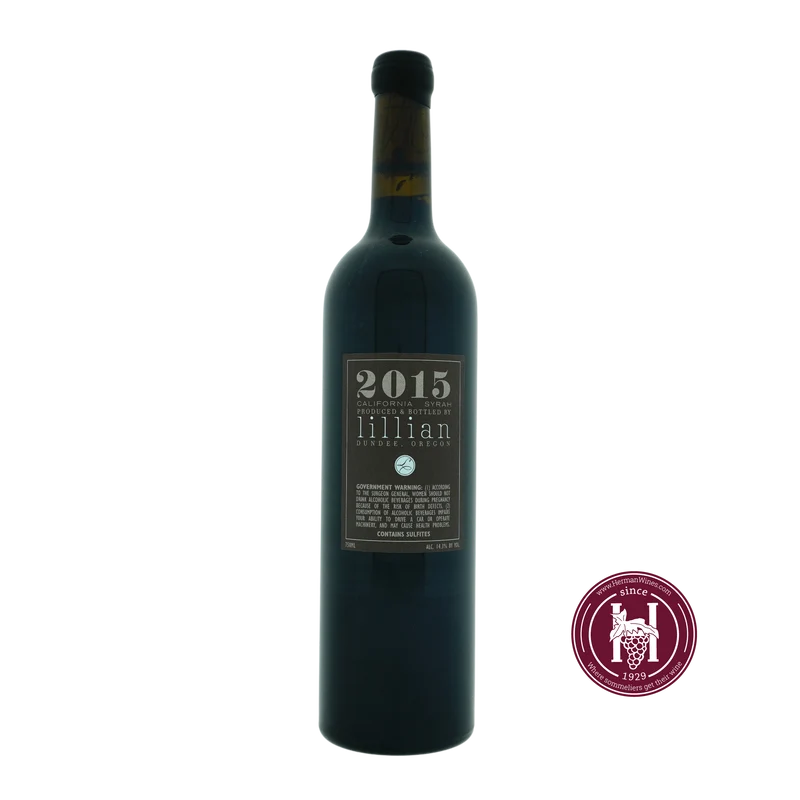 Syrah - Lillian - 2015 - 0.750 - Californië - U.S.A.