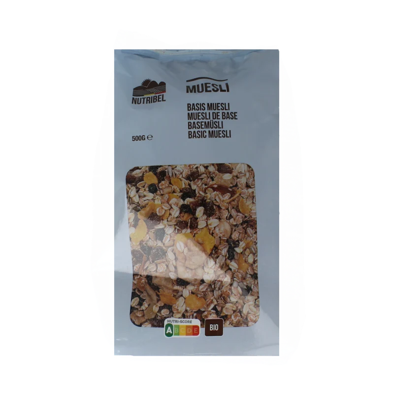 Nutribel Muesli basis bio 500 gram