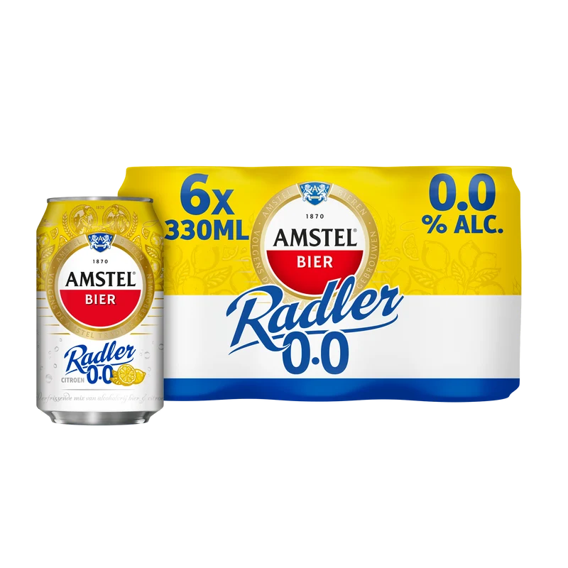 Amstel Radler citroen 0.0 bier blik