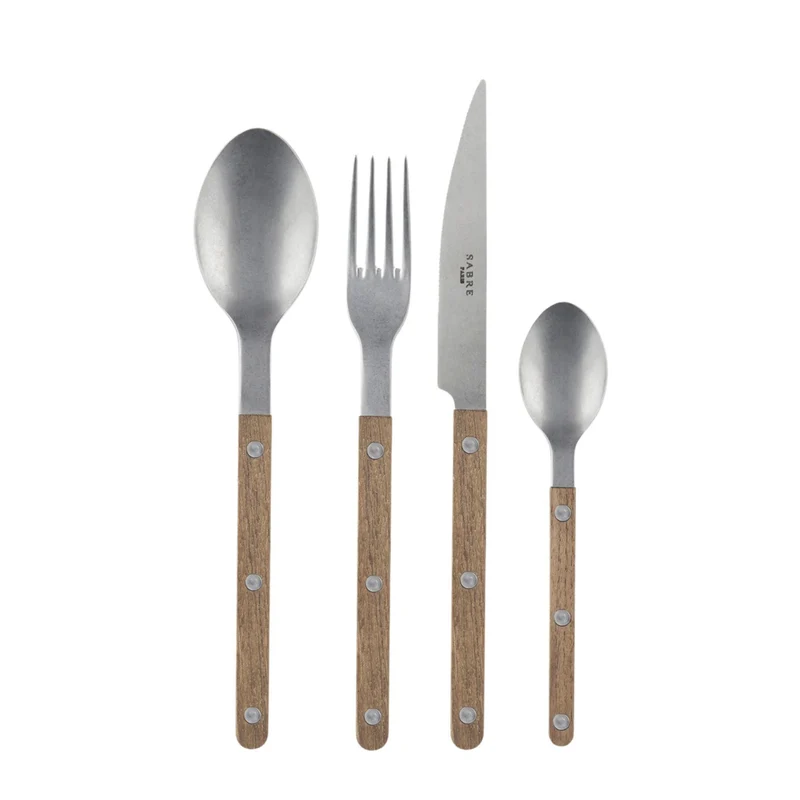 Bistrot Vintage Teak bestekset 4-delig