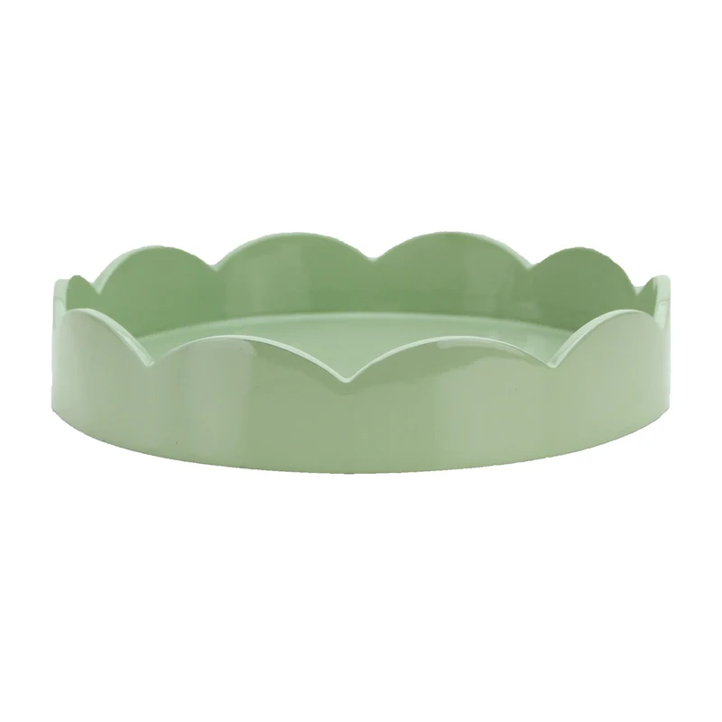 Dienblad Sage Sint-jakobsschelp rond 20cm