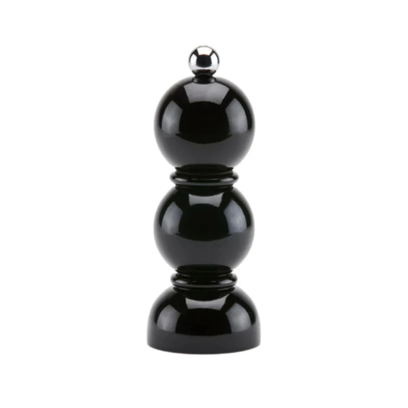 Peper- en zoutmolen Mini Bobbin Black 14cm