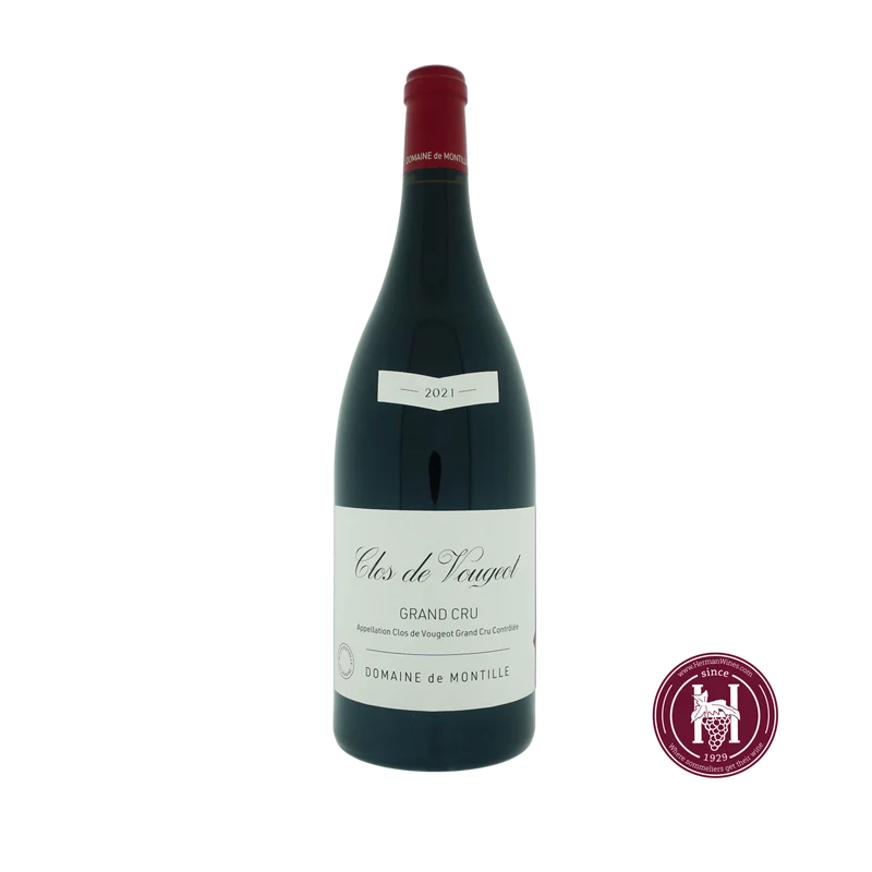 Clos Vougeot G.C. - Domaine de Montille - 2021 - 1.5 L - Frankrijk - Bourgogne - Rood