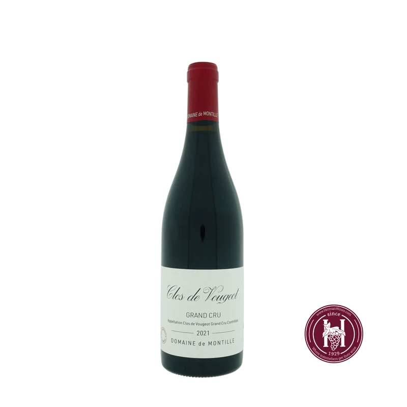 Clos Vougeot G.C. - Domaine de Montille - 2021 - 0.75 L - Frankrijk - Bourgogne - Rood