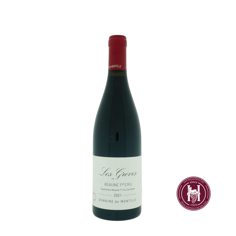 Beaune 1er cru les Greves - Domaine de Montille - 2021 - 0.75 L - Frankrijk - Bourgogne - Rood