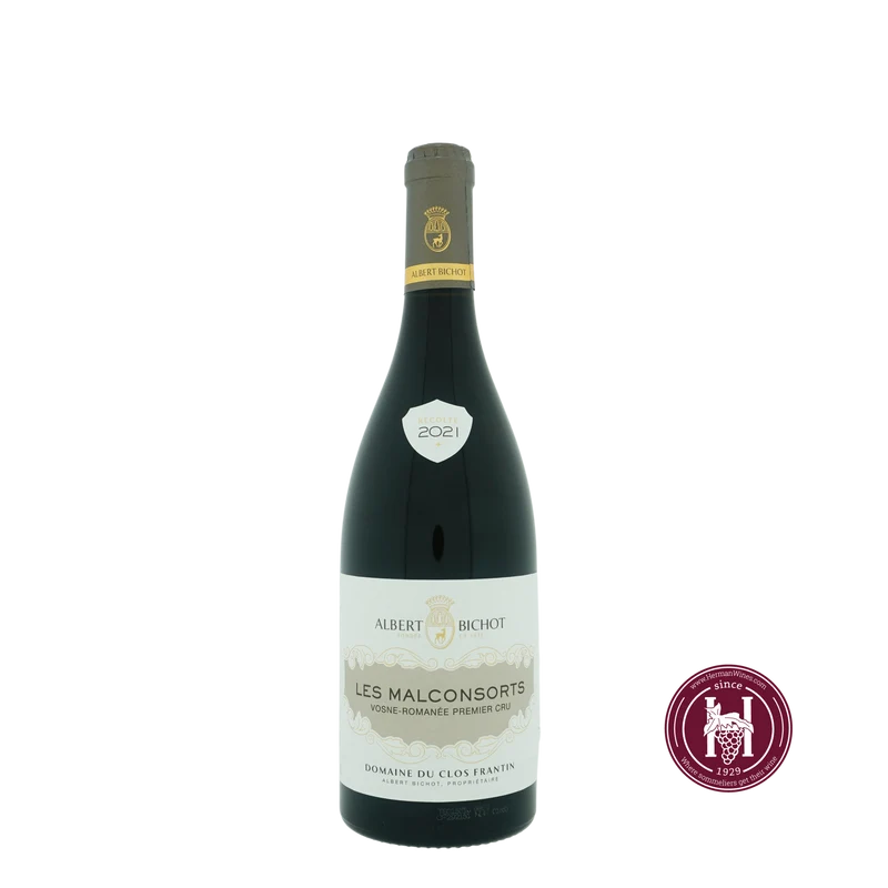Vosne Romanee 1er cru Malonsorts - Domaine du Clos Frantin (Albert Bichot) - 2021 - 0.75 L - Frankrijk - Bourgogne - Rood