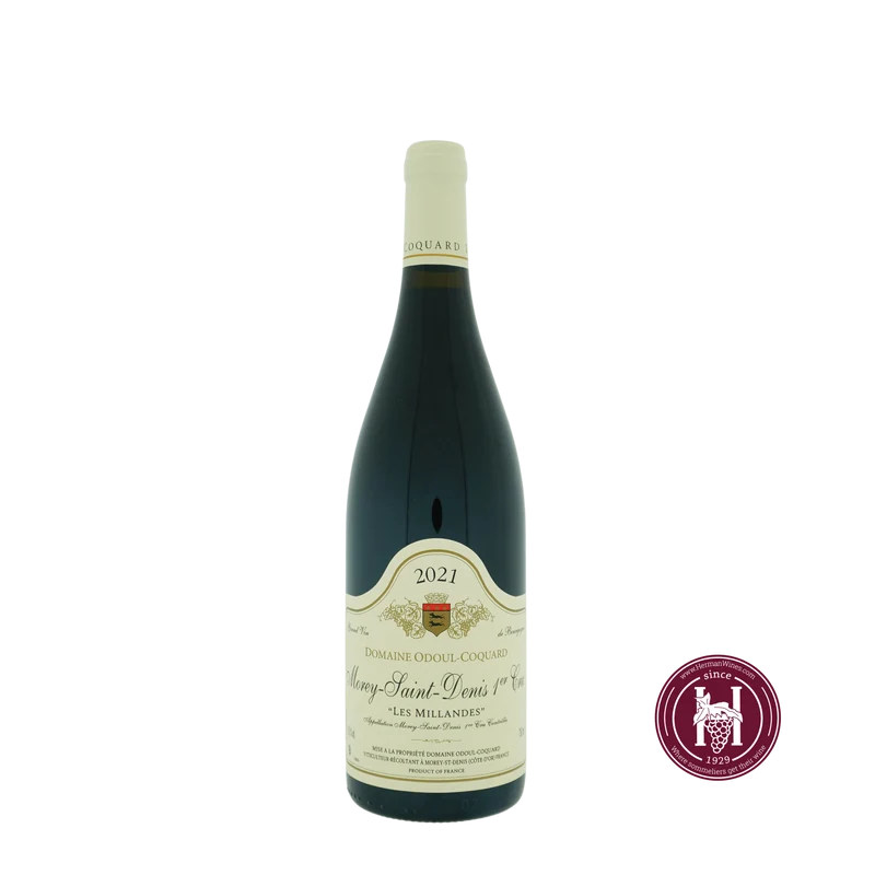 Morey St. Denis 1er Cru Les Millandes - Odoul-Coquard - 2021 - 0.75 L - Frankrijk - Bourgogne - Rood