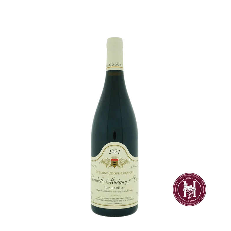 Chambolle-Musigny 1er Cru Les Baudes - Odoul-Coquard - 2021 - 0.75 L - Frankrijk - Bourgogne - Rood
