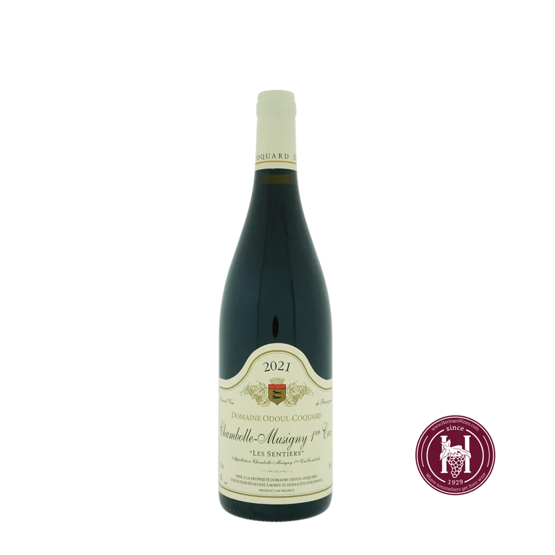 Chambolle Musigny 1er cru les Sentiers - Odoul-Coquard - 2021 - 0.75 L - Frankrijk - Bourgogne - Rood