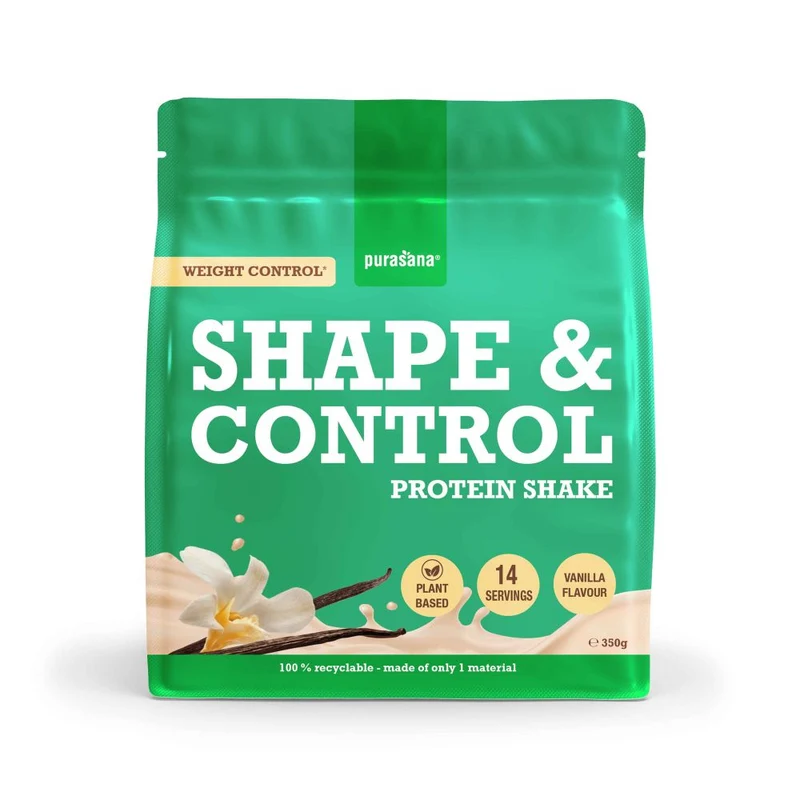 Purasana Shape & control plant protein vanille 350 gram