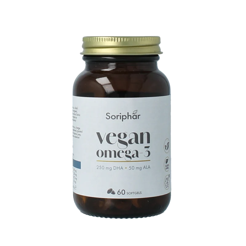 Soriphar Omega 3 DHA + ALA vegan 60 softgels