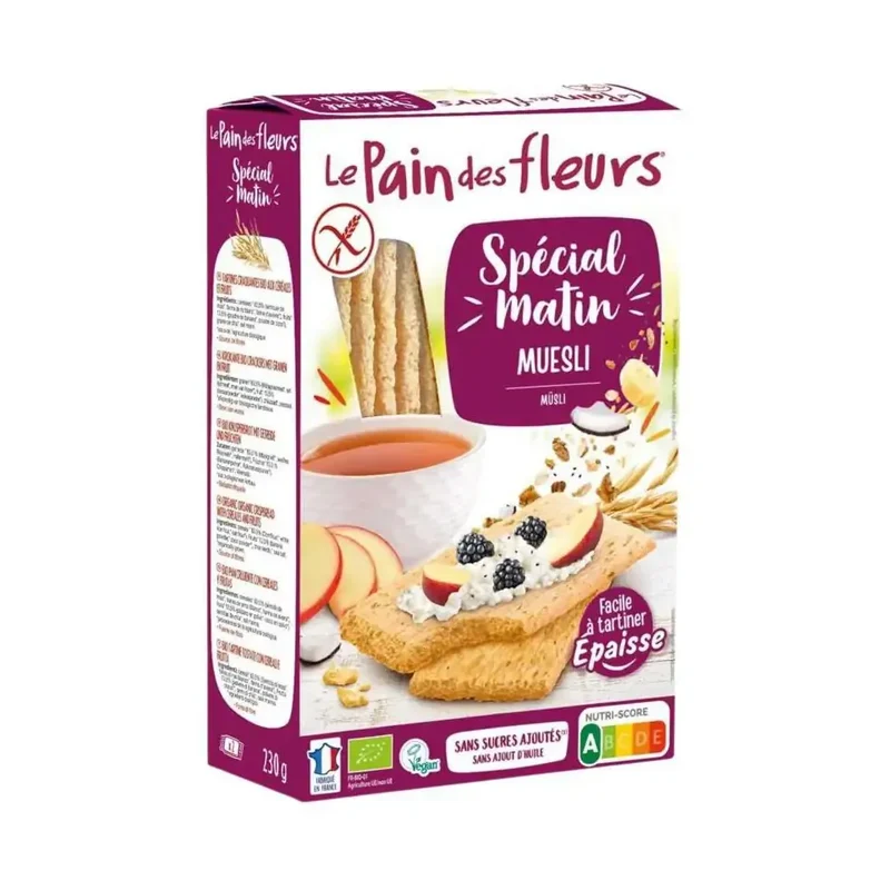 Le Pain Des Fleurs Muesli cracker special matin 230 gram