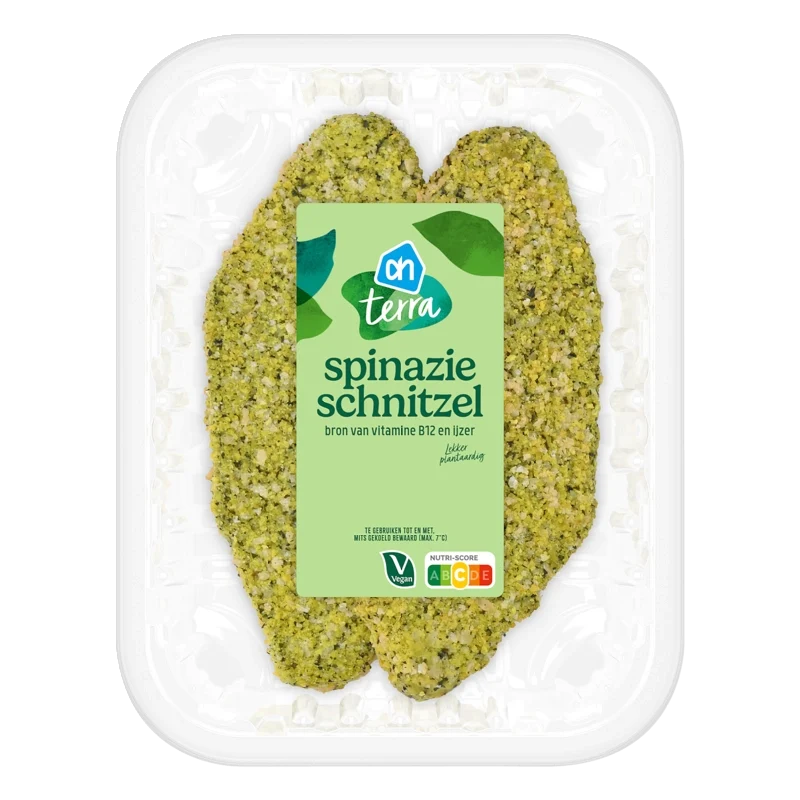 Terra Plantaardig spinazie schnitzel