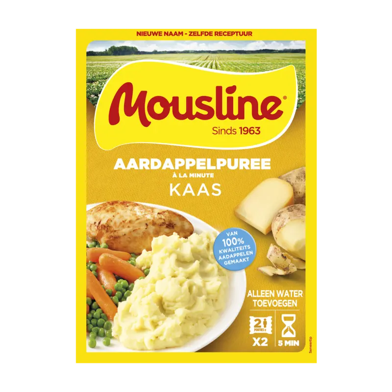 Mousline Aardappelpuree kaas