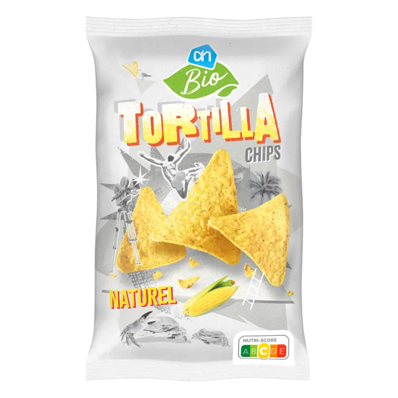 Biologisch Tortilla chips naturel