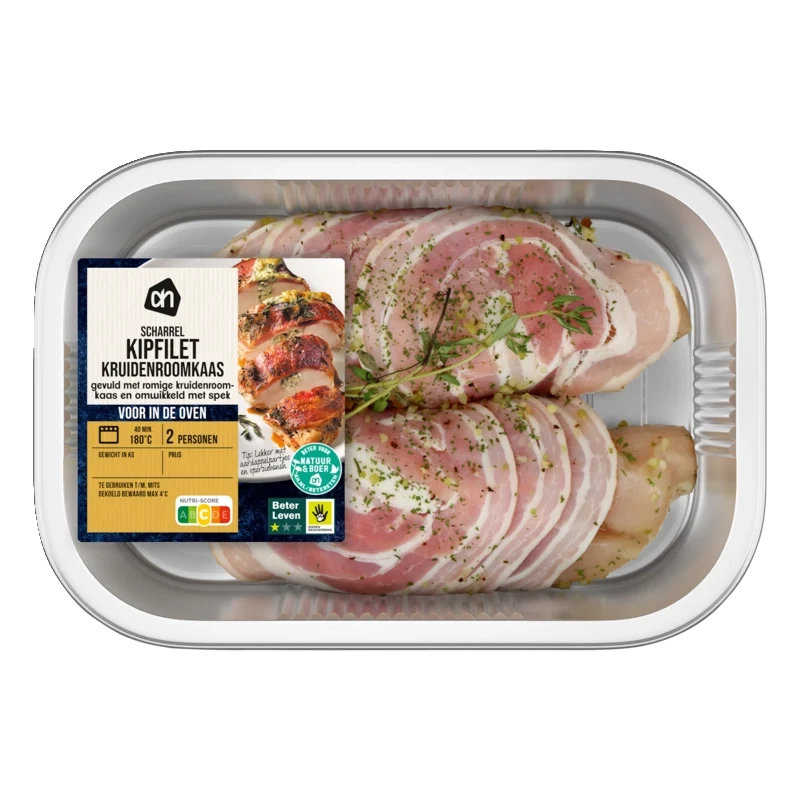 Scharrel kipfilet kruidenroomkaas