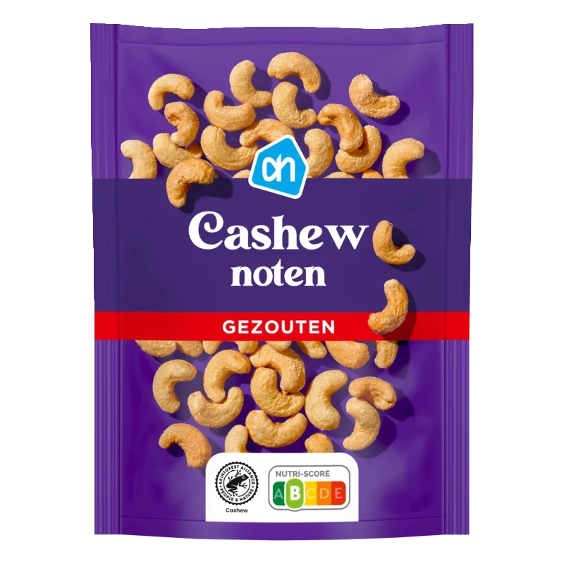Cashewnoten gezouten