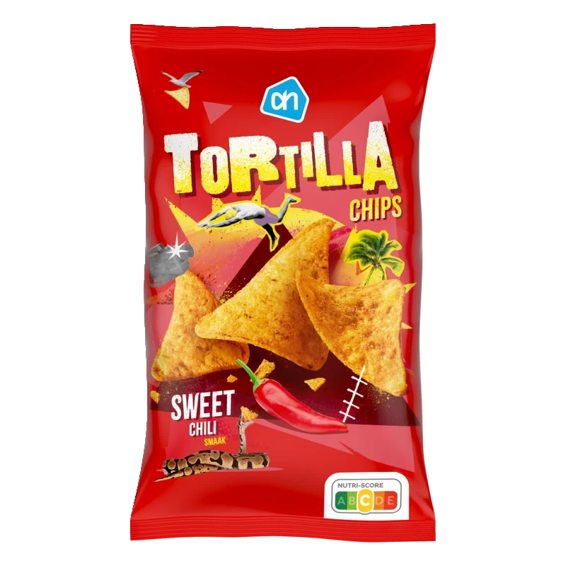 Tortilla chips sweet chili