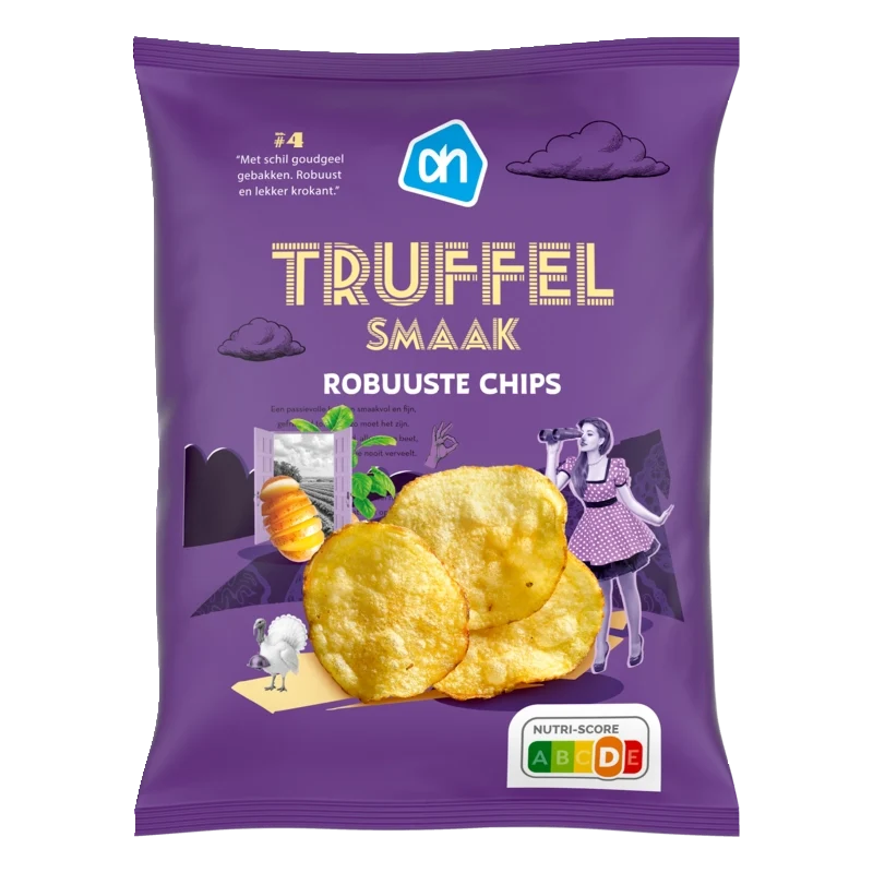 Robuuste chips truffelsmaak