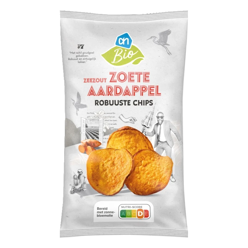 Biologisch Zoete aardappel chips