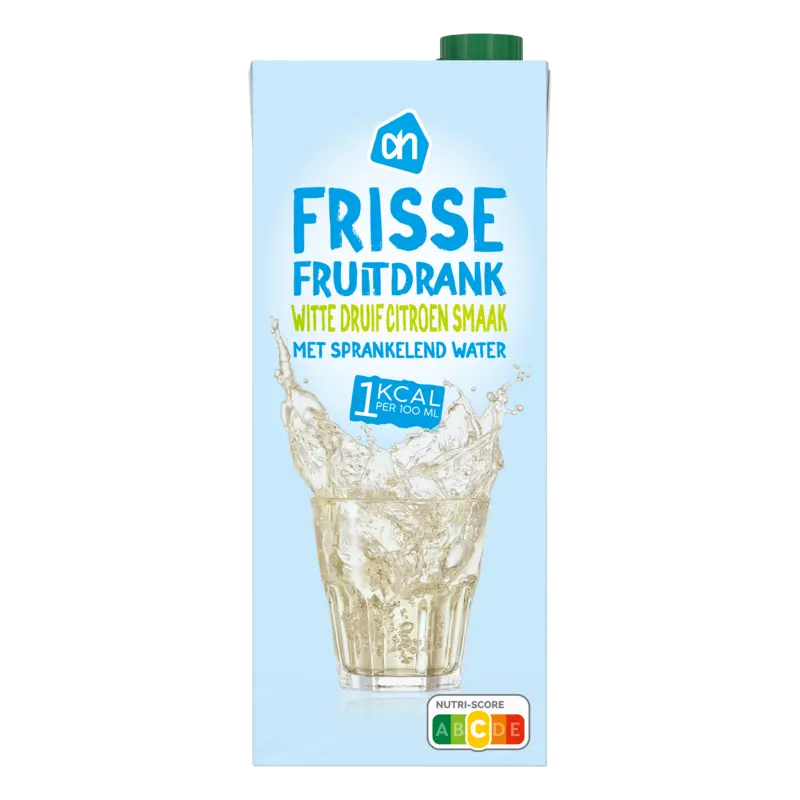 Frisse fruitdrank druif-citroen 1kcal