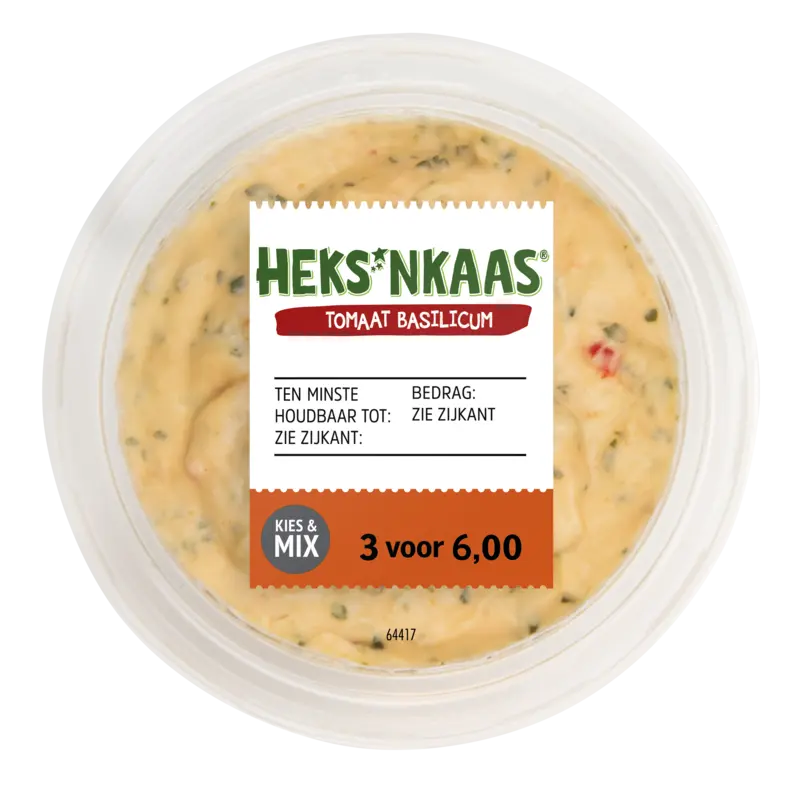 Heks'nkaas Tomaat basilicum