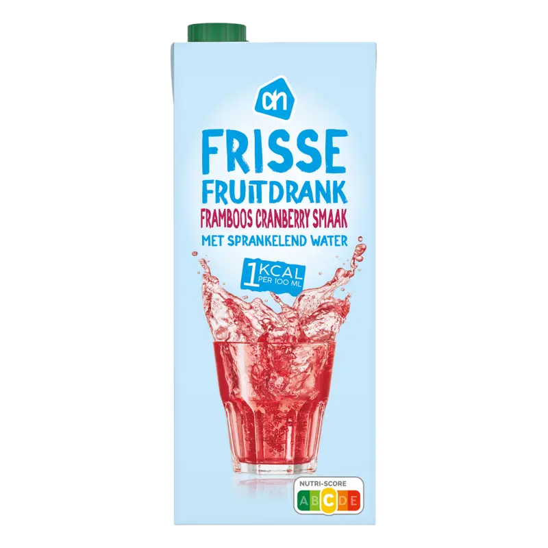 Frisse fruitdrank framboos 1kcal
