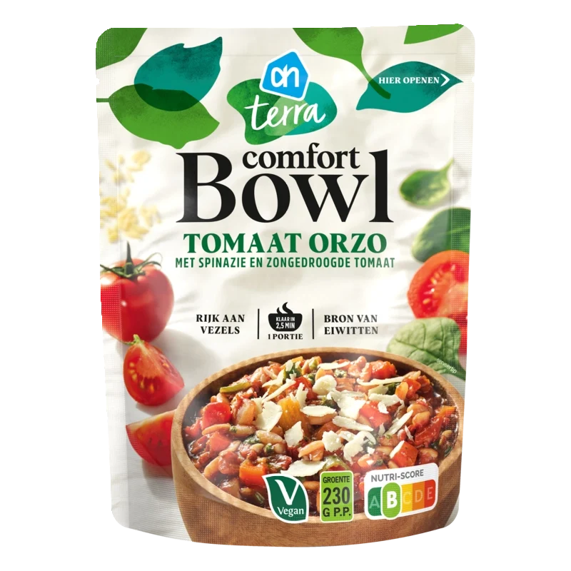 Comfort bowl tomaat orzo