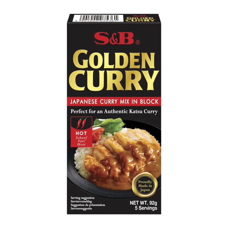 S&B Golden curry Japanese mix hot