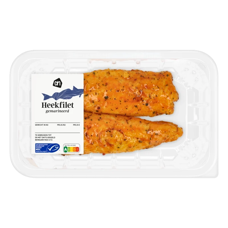 Heekfilet gemarineerd