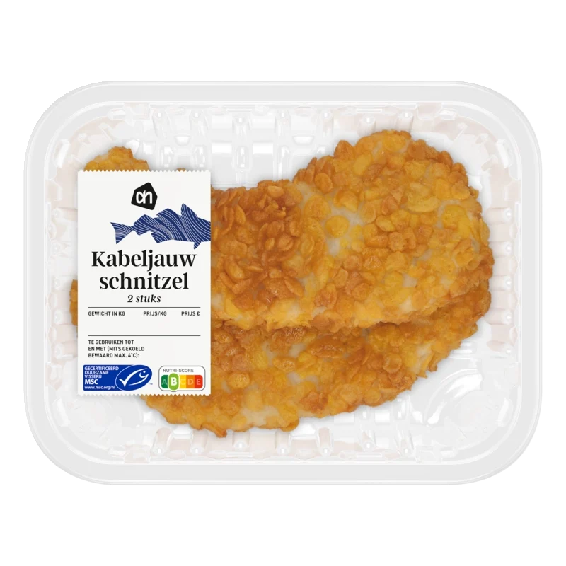 Kabeljauwschnitzel 2 stuks