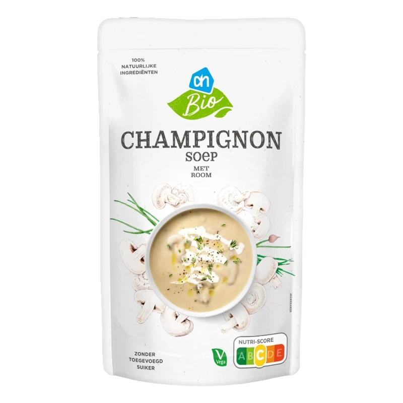 Biologisch Champignon soep met room