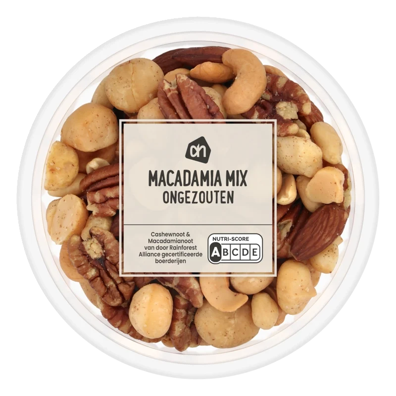Ongezouten macadamiamix