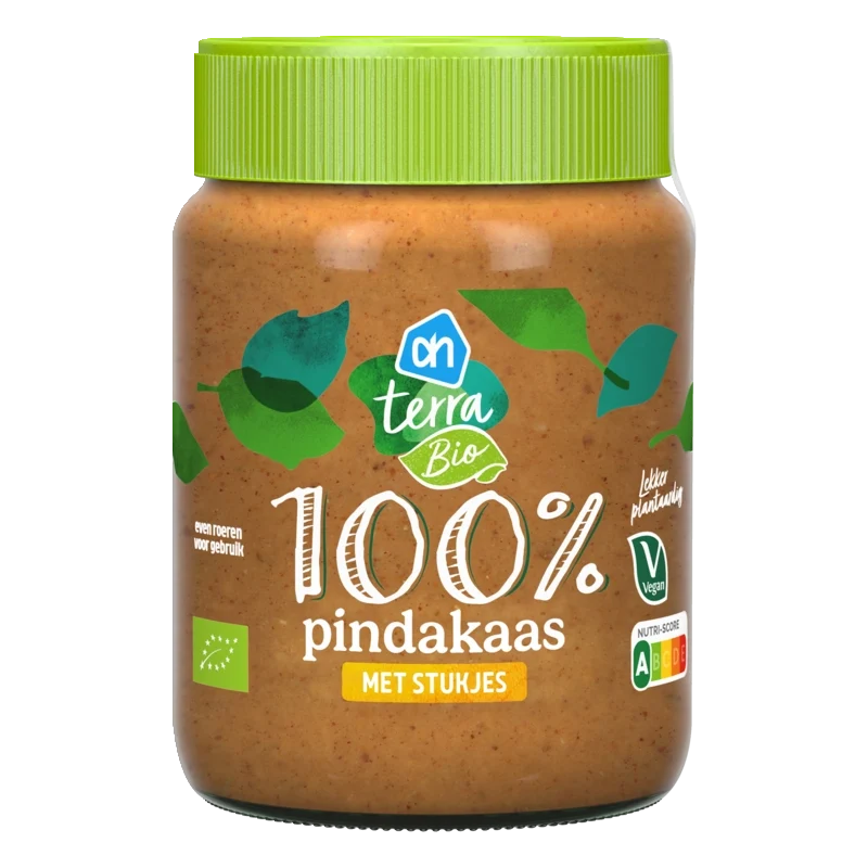 Terra Plantaardig biologisch 100% pindakaas